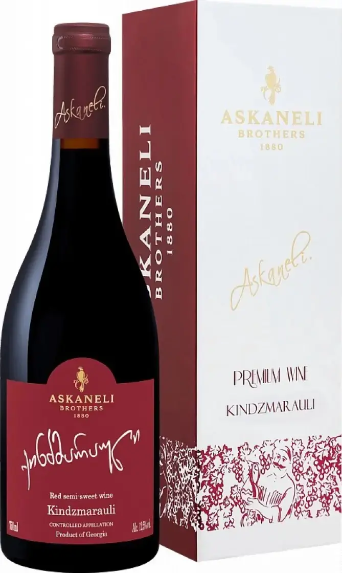 Вино Askaneli Brothers Kindzmarauli, gift box, 0.75 л