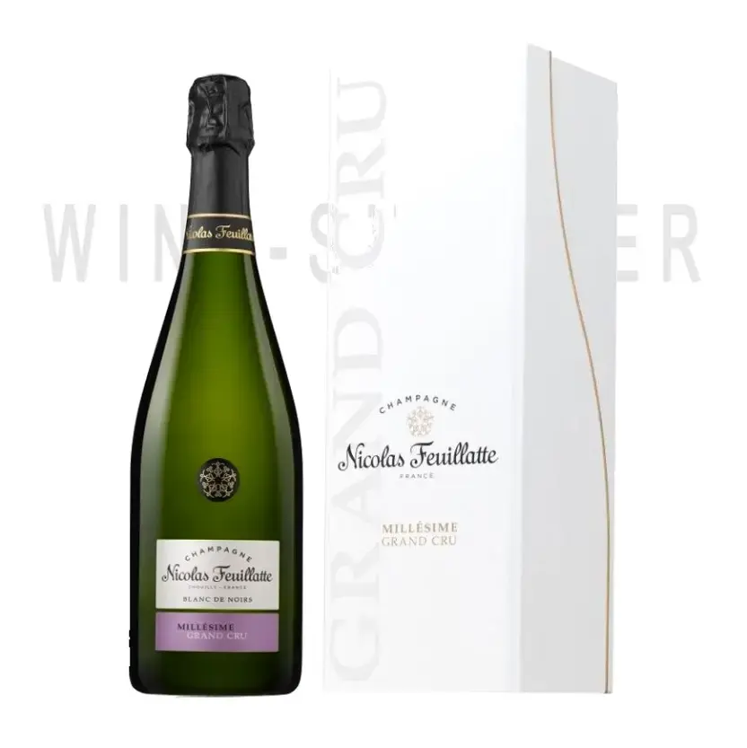Шампанское Nicolas Feuillatte Grand Cru Brut Blanc de Noirs Pinot Noir, gift box 2010 0.75 л