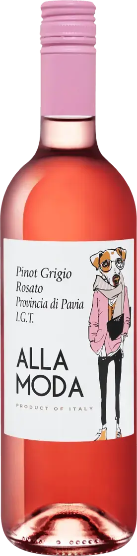 Вино Alla Moda Pinot Grigio Rosato Provincia di Pavia IGT San Matteo 2018 0.75 л