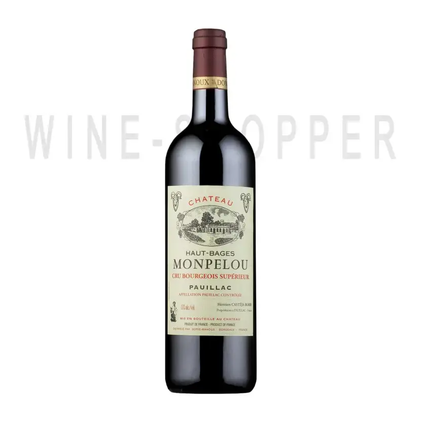 Вино Chateau Haut-Bages Monpelou, Pauillac AOC 2015 1.5 л