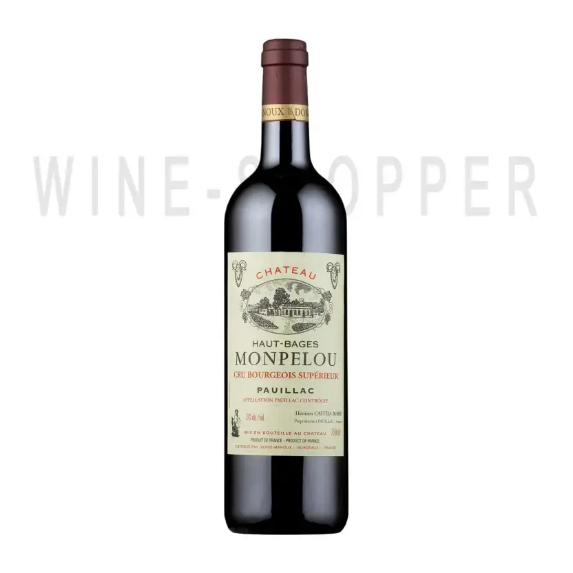 Вино Chateau Haut-Bages Monpelou, Pauillac AOC 2015 0.75 л