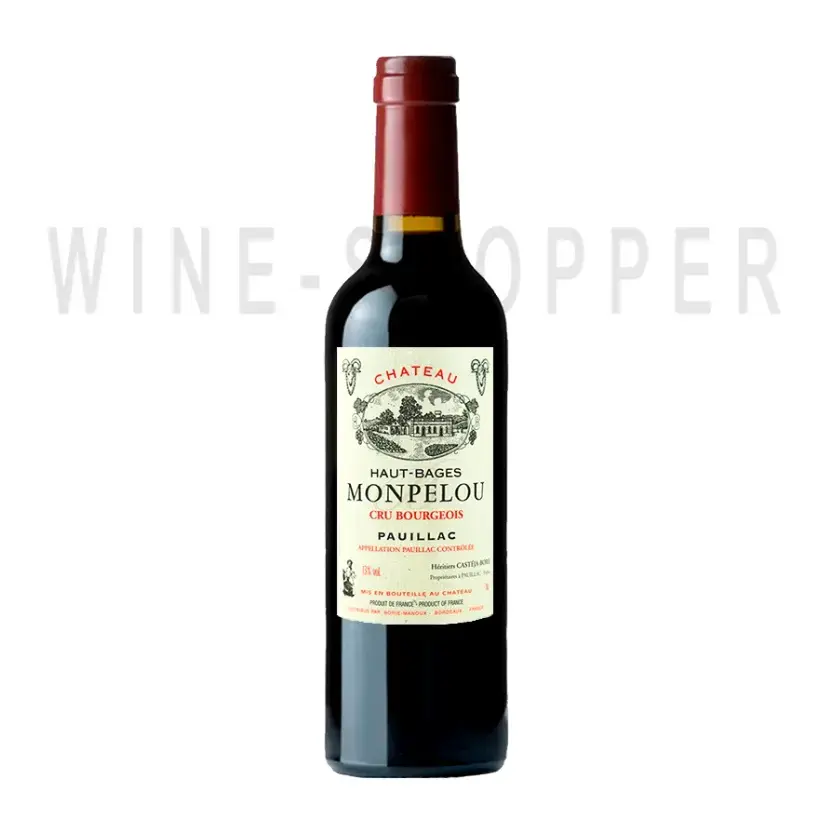 Вино Chateau Haut-Bages Monpelou, Pauillac AOC 2015 0.375 л
