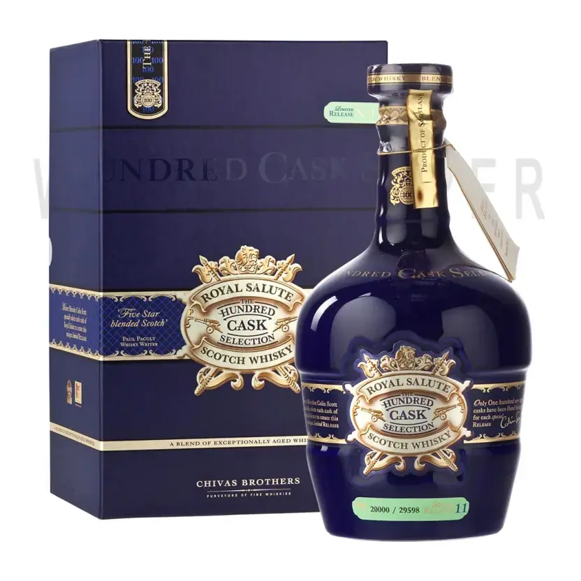 Виски Chivas Regal Royal Salute Hundred Cask Selection gift box 0.7 л