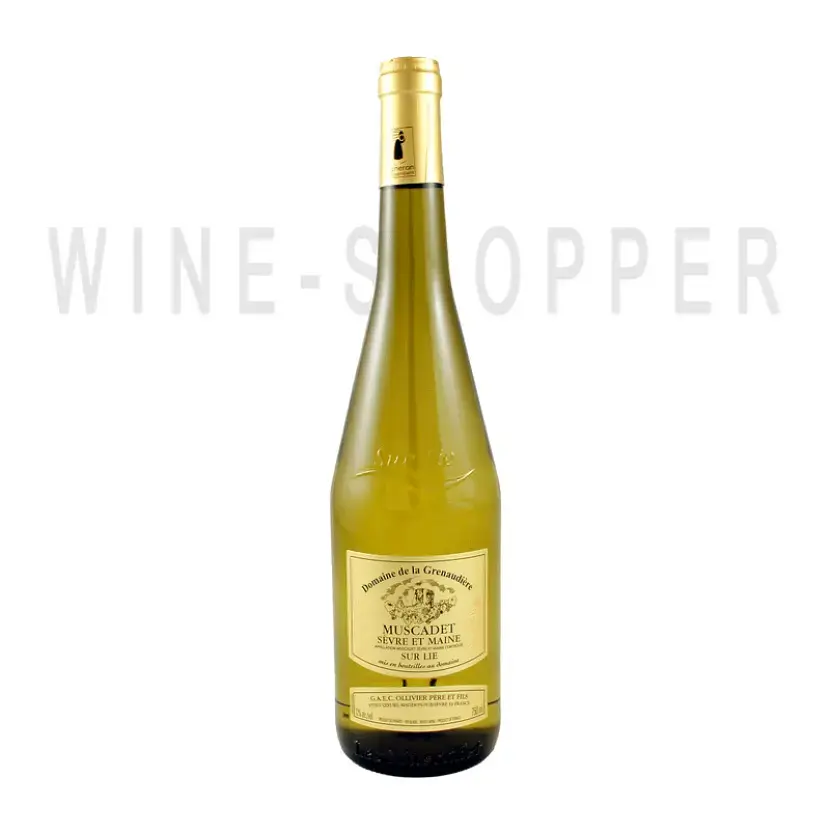 Вино Domaine de la Grenaudiere Muscadet de Sevre et Maine AOC Sur Lie 2017 0.75 л