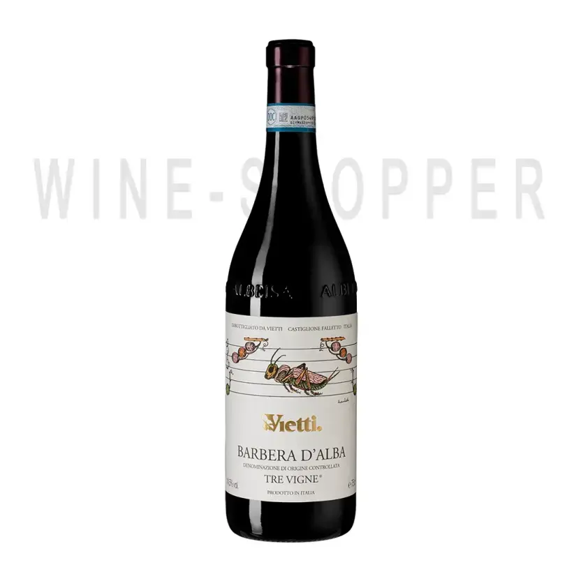 Вино Vietti, Barbera d'Alba Tre Vigne DOC 2018 0.75 л
