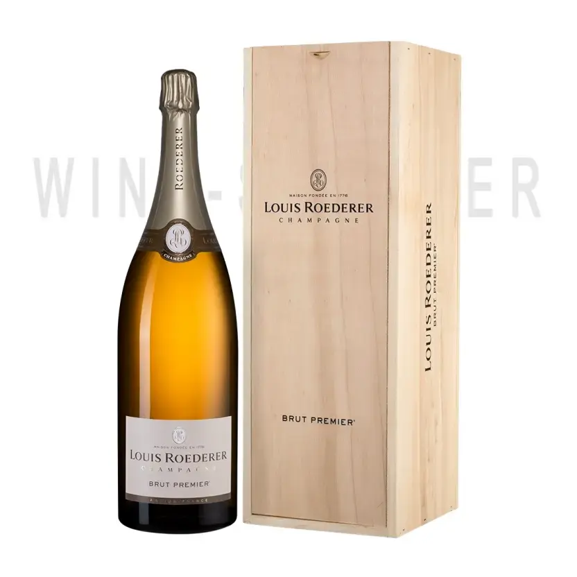 Шампанское Louis Roederer Brut Premier AOC in wooden box 3 л