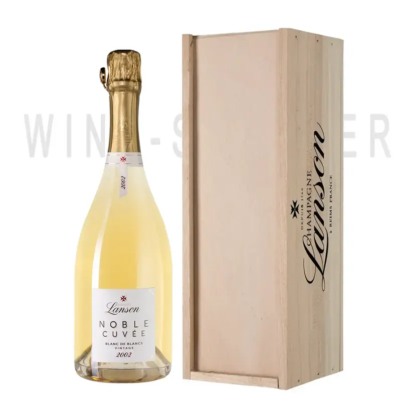 Шампанское Lanson, Noble Cuvee Blanc de Blancs, 2002, wooden box, 0.75 л