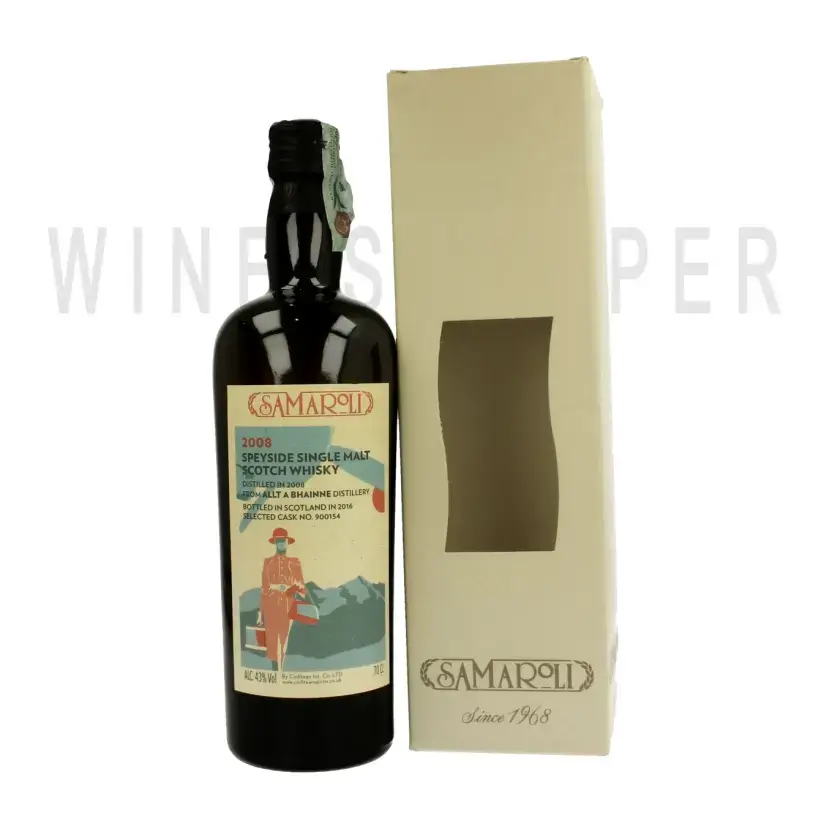 Виски Samaroli, Allt a Bhainne, 2008, gift box 0.75 л