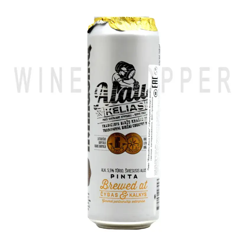 Пиво Alaus Kelias, in can 0.568 л