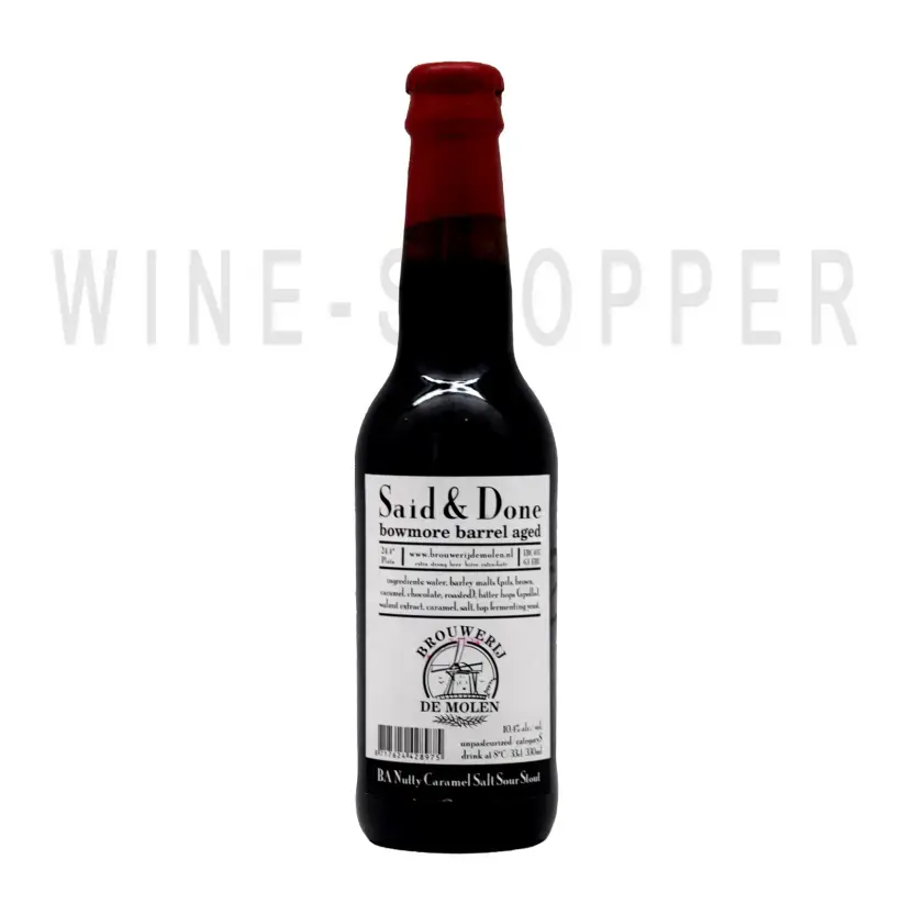 Пиво De Molen, Said & Done Bowmore BA 0.33 л