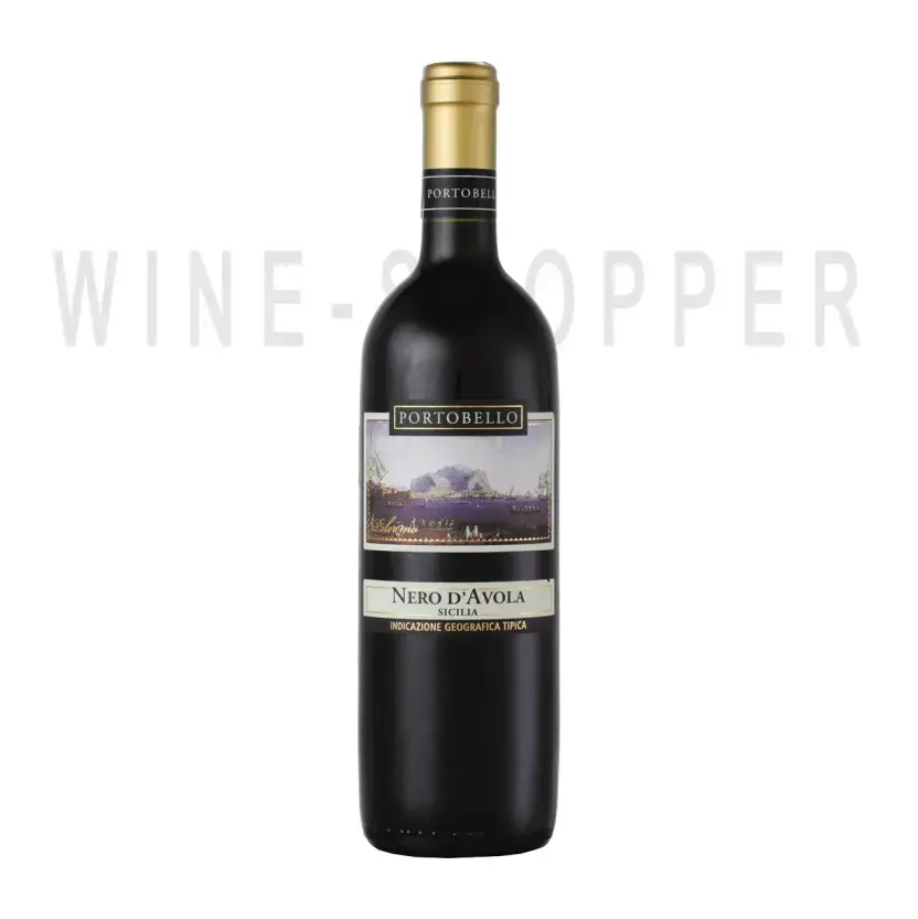 Вино Vinispa, Portobello Nero d'Avola, Terre Siciliane IGT 2018 0.75 л