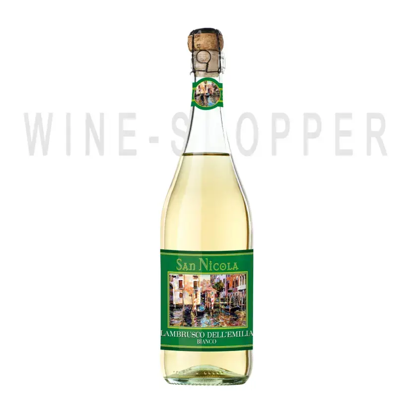 Игристое вино San Nicola Lambrusco dell'Emilia Bianco IGT 0.75 л