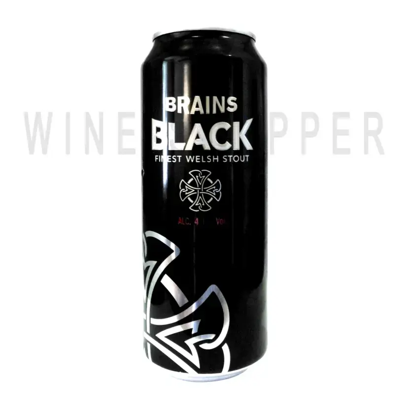 Пиво Brains Black (with nitrogen capsule), in can 0.44 л