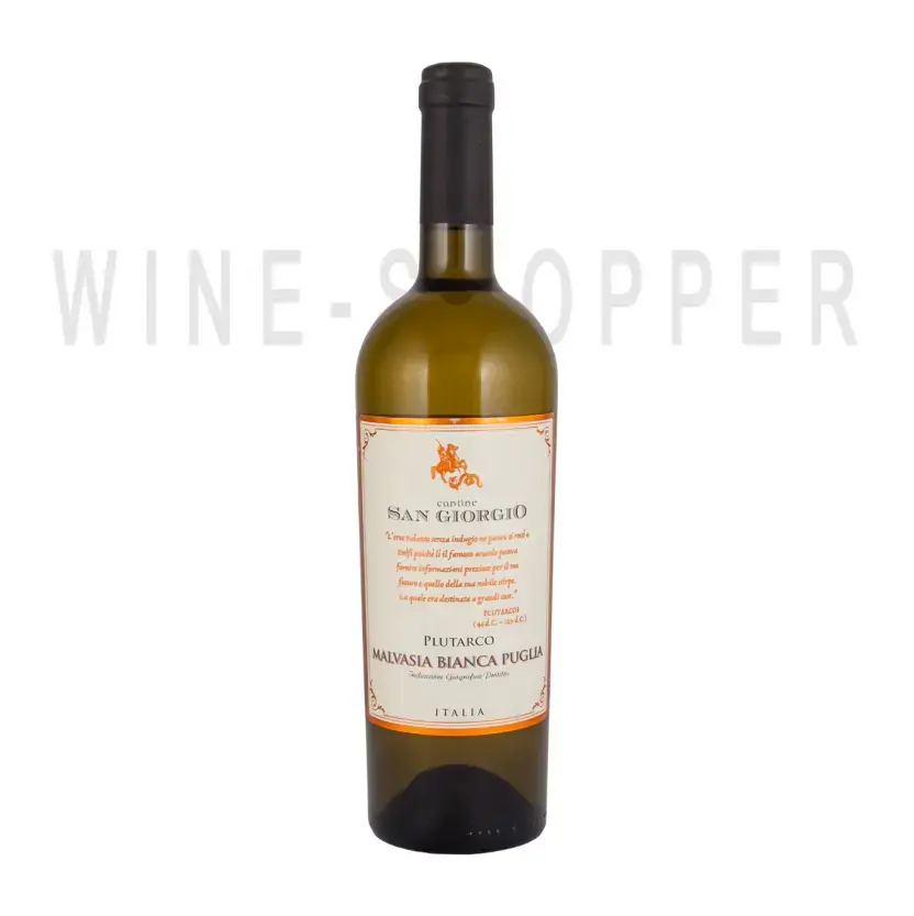 Вино Cantine San Giorgio, Plutarco Malvasia Bianca, Puglia IGP 0.75 л