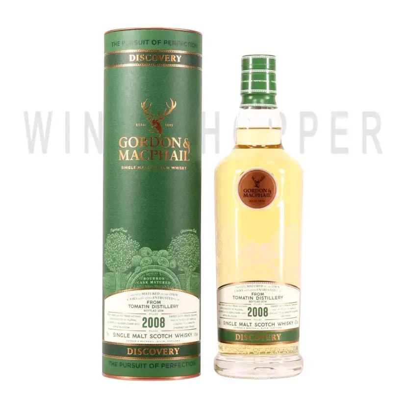 Виски Gordon & MacPhail, Discovery Tomatin, 2008, in tube 0.7 л