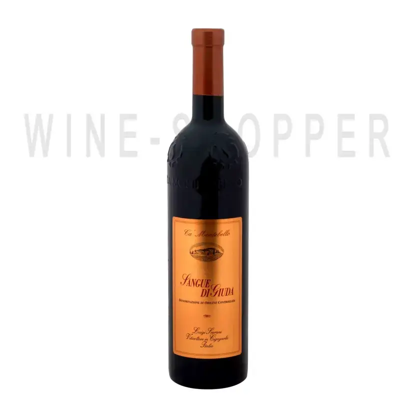 Игристое вино Ca' Montebello, Sangue di Giuda, Oltrepo Pavese DOC 2015 0.75 л
