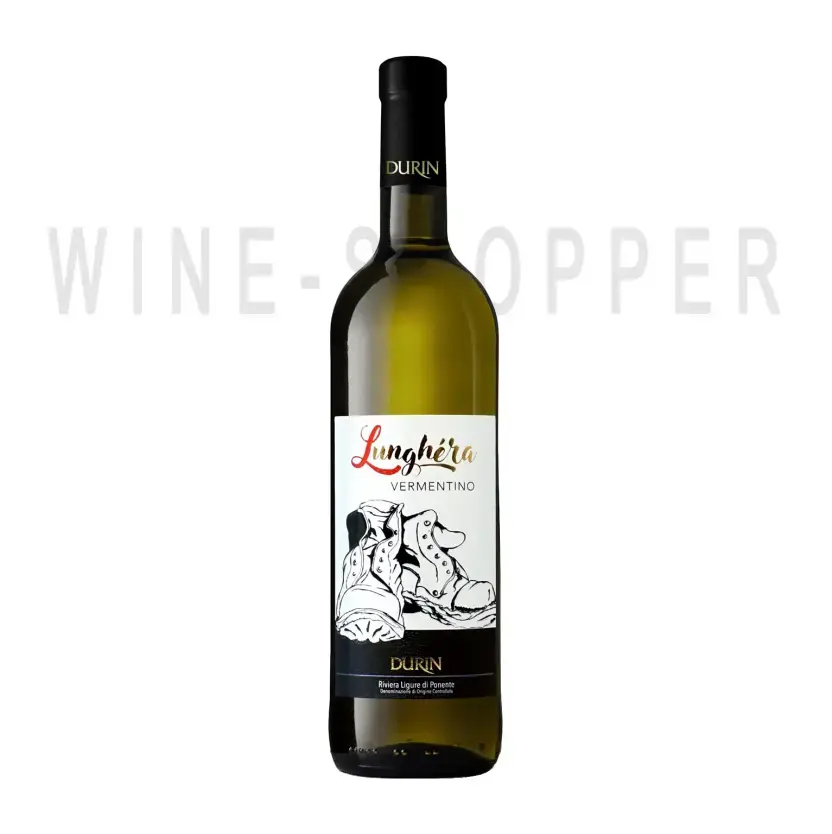 Вино Durin, Vermentino Lunghera, Riviera Ligure di Ponente DOC 2018 0.75 л