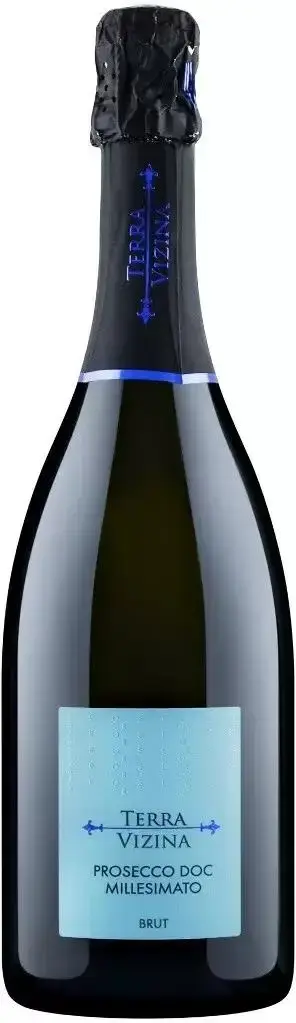 Игристое вино Terra Vizina Prosecco DOC Brut Millesimato 2023 0.75 л