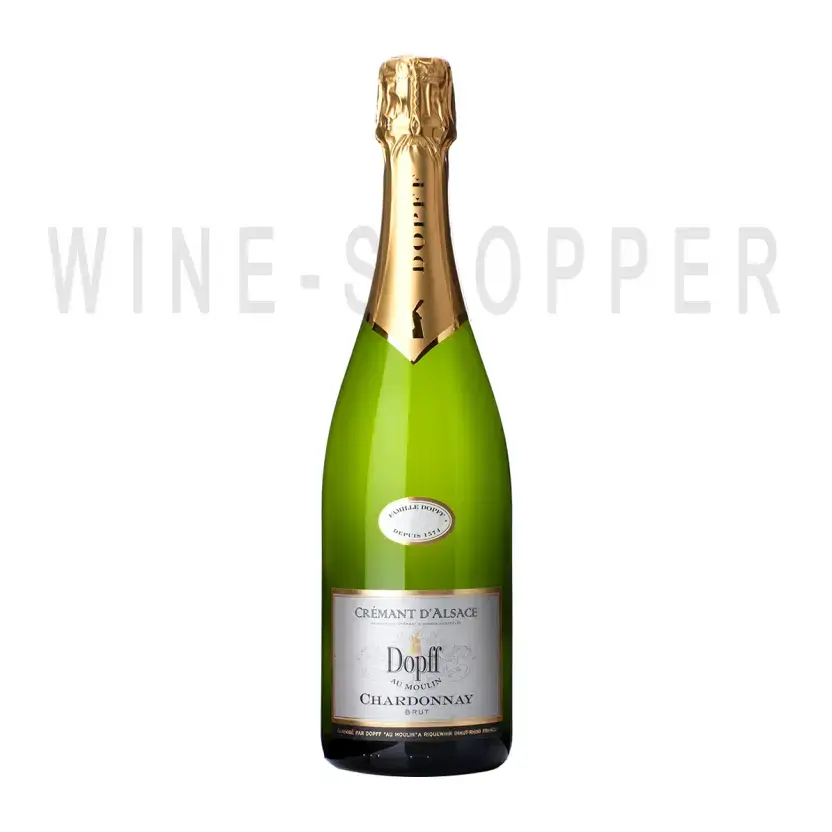 Игристое вино Dopff au Moulin, Chardonnay Brut, Cremant d'Alsace AOC 2016 0.75 л