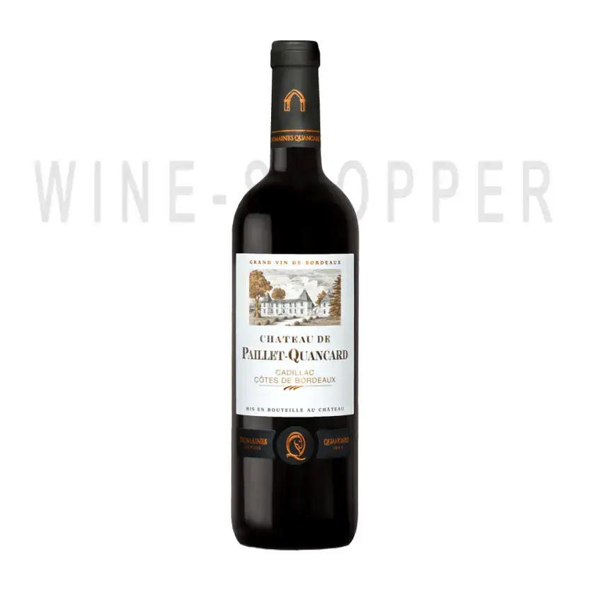 Вино Chateau de Paillet-Quancard, Cadillac-Cotes de Bordeaux AOC 2015 0.75 л