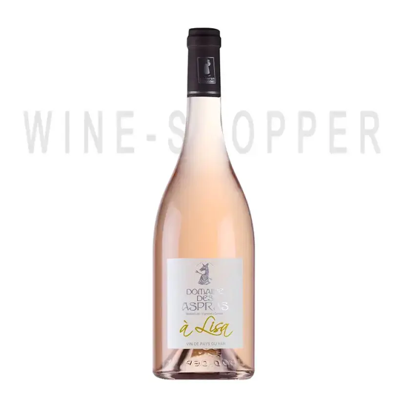 Вино Domaine des Aspras, A Lisa Rose, Cotes de Provence AOP 2018 0.75 л