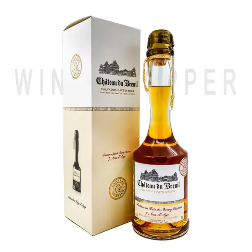 Кальвадос Chateau du Breuil, Finition en Futs de Sherry Oloroso 7 Ans d'Age, Pays d'Auge AOC, gift box 0.7 л