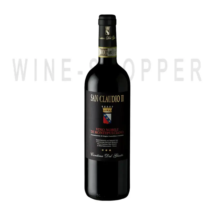 Вино Cantina Del Giusto, San Claudio II, Vino Nobile di Montepulciano DOCG 2017 0.75 л