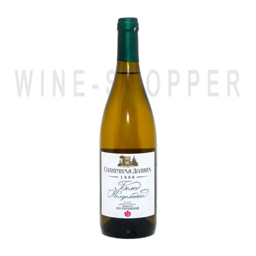 Вино Solnechnaya Dolina Blanc semi sweet 0.75 л