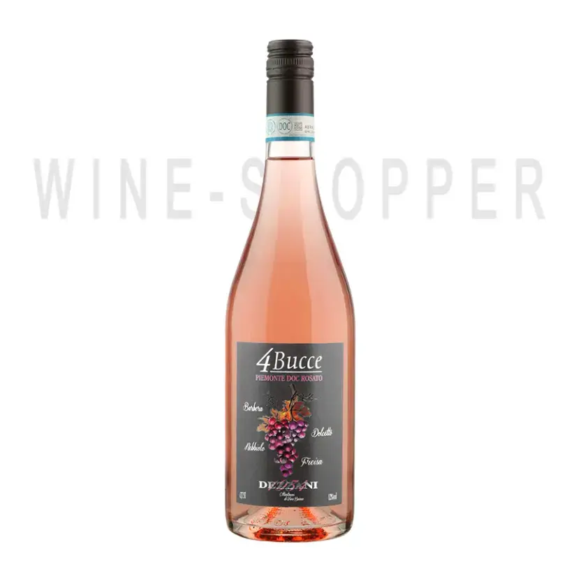 Вино Dezzani, 4 Bucce Rosato, Piemonte DOC 2019 0.75 л