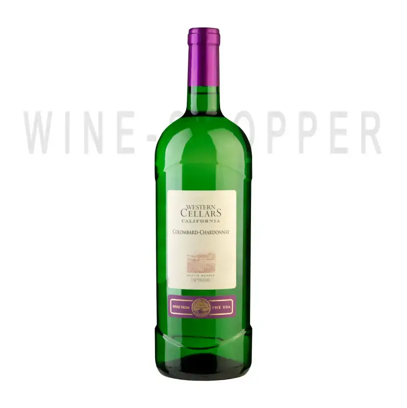 Вино Western Cellars Colombard-Chardonnay Semi-Dry 1.5 л