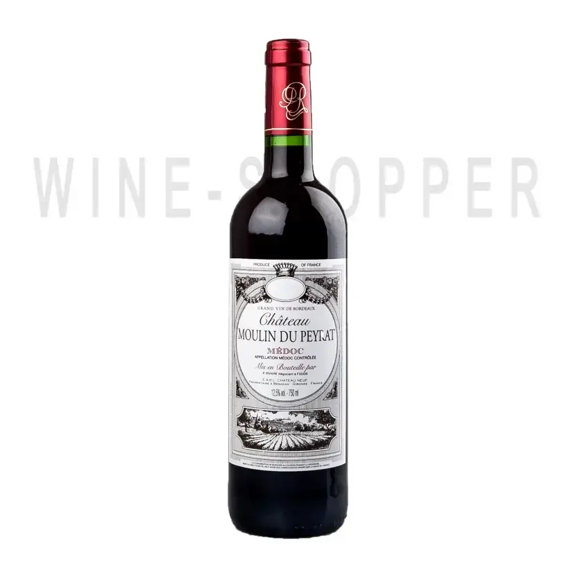 Вино Chateau Moulin du Peyrat, Medoc AOC 2014 0.75 л
