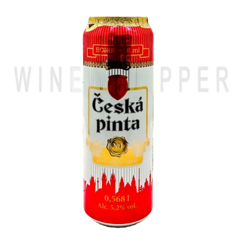 Пиво Ceska Pinta Svetly Lezak, in can 0.568 л