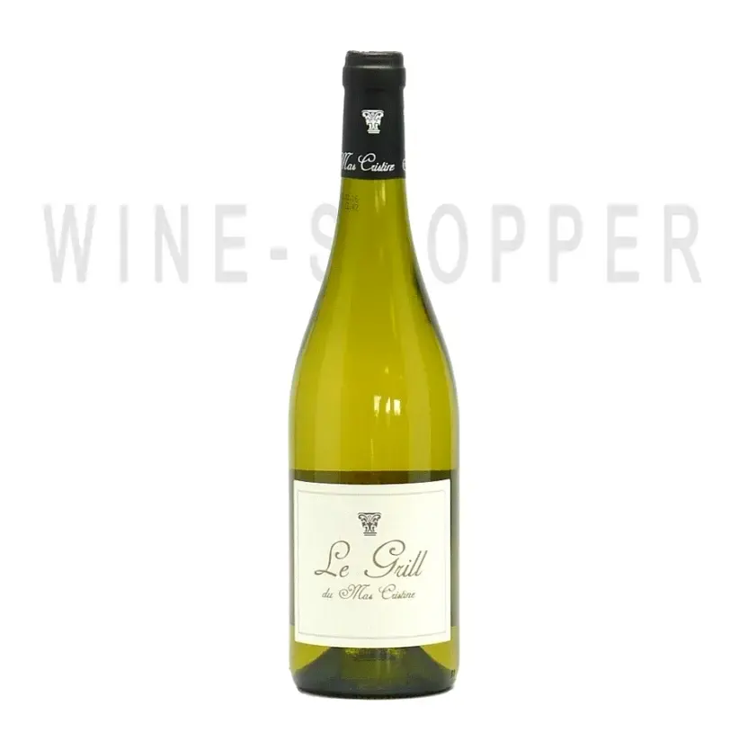 Вино Le Grill du Mas Cristine Blanc, Cotes du Roussillon AOC 2018 0.75 л