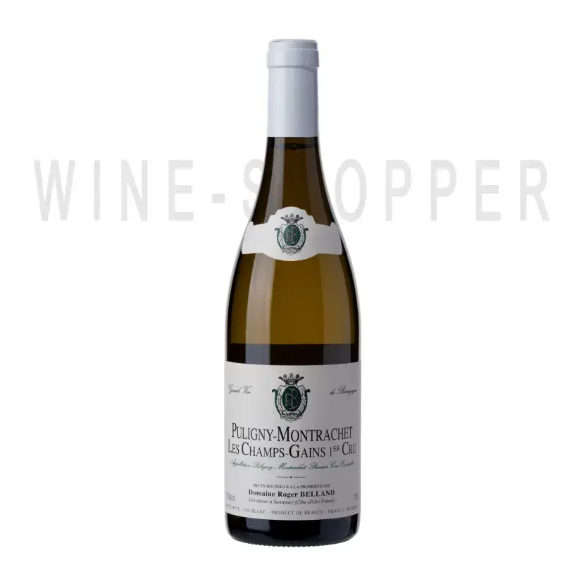Вино Roger Belland, Puligny-Montrachet 1-er Cru Les Champs-Gains AOC 2018 0.375 л