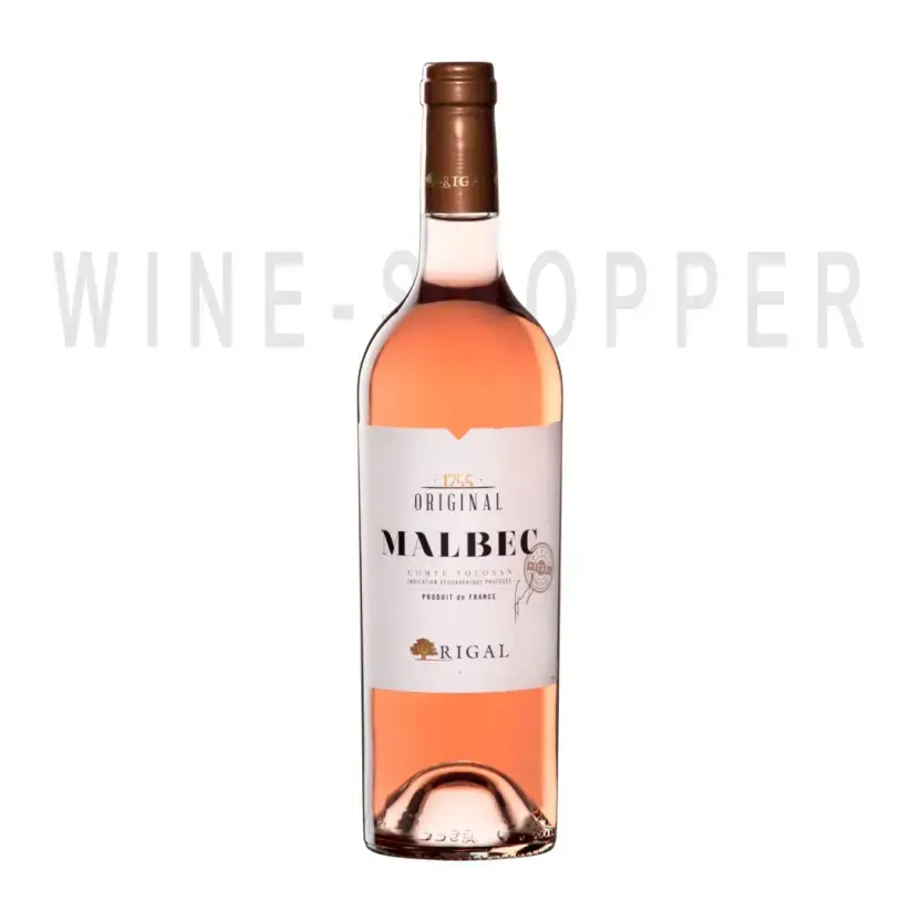 Вино Rigal, Original Malbec Rose, Comte Tolosan IGP 2019 0.75 л