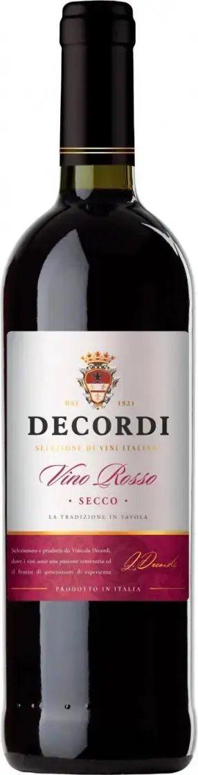 Вино Decordi Vino Rosso 0.75 л 