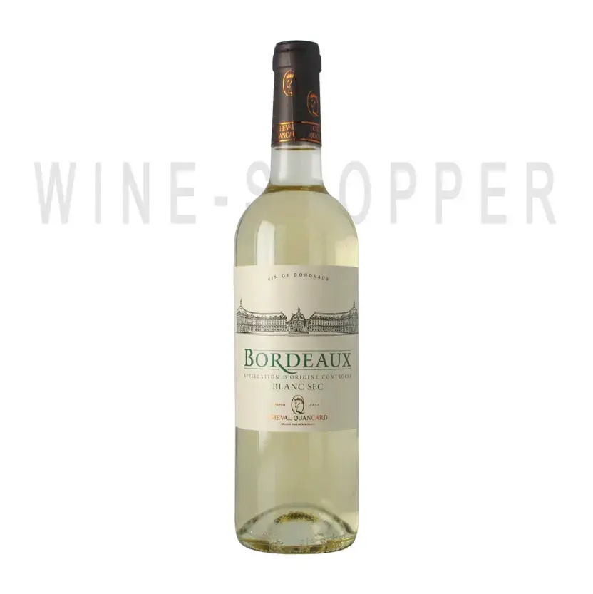 Вино Cheval Quancard, Bordeaux AOC Blanc Sec 2019 0.75 л