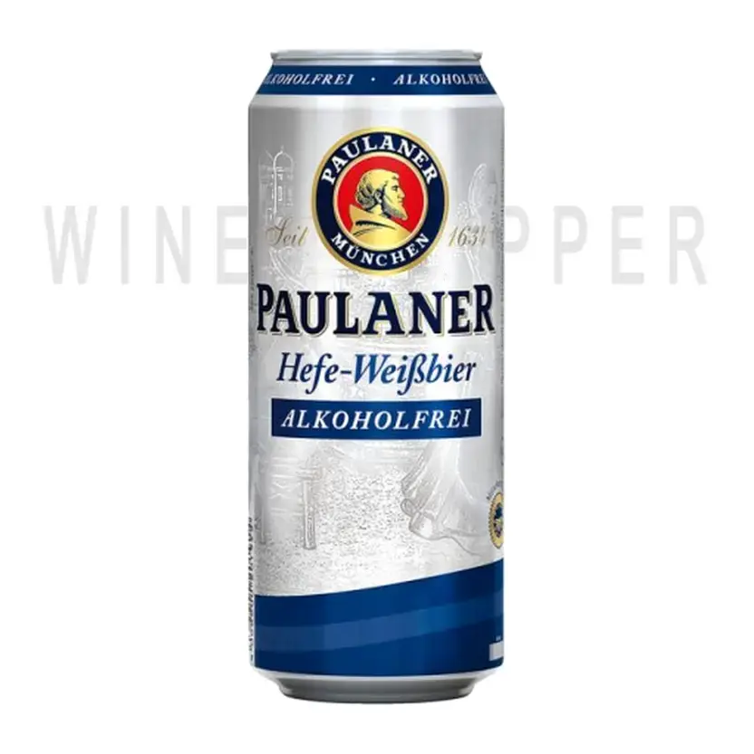 Пиво Paulaner, Hefe-Weissbier Non-Alcoholic, in can 0.5 л