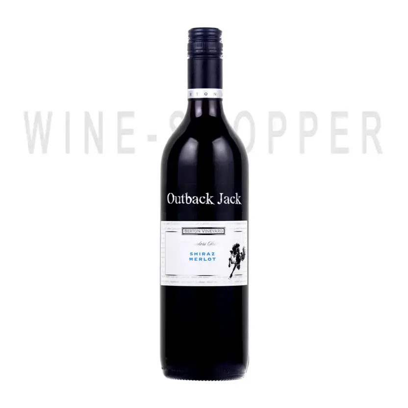 Вино Berton Vineyard, Outback Jack Shiraz Merlot 2020 0.75 л