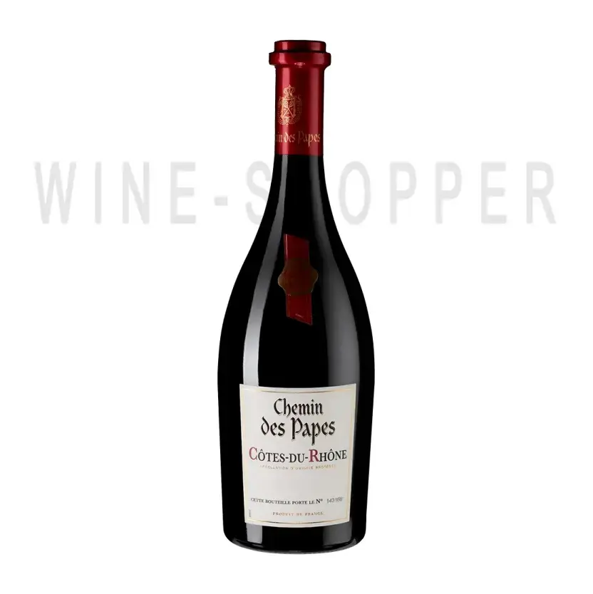 Вино Chemin des Papes Rouge, Cotes du Rhone AOC 2019 0.75 л
