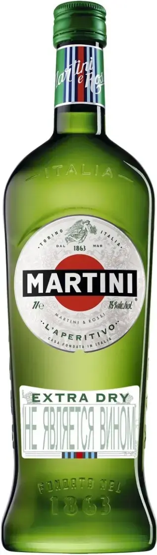 Вермут "Martini" Extra Dry, 1 л