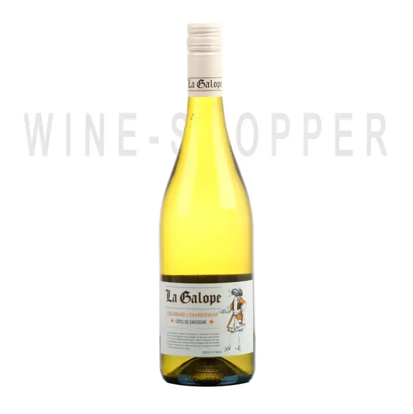 Вино Domaine de l'Herre, La Galope Colombard-Chardonnay, Cotes de Gascogne IGP 2015 0.75 л