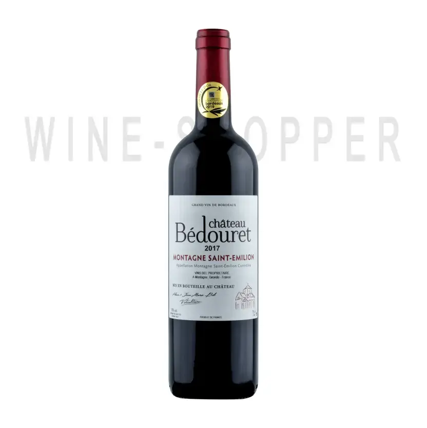 Вино Chateau Bedouret, Montagne Saint-Emilion AOC 2017 0.75 л
