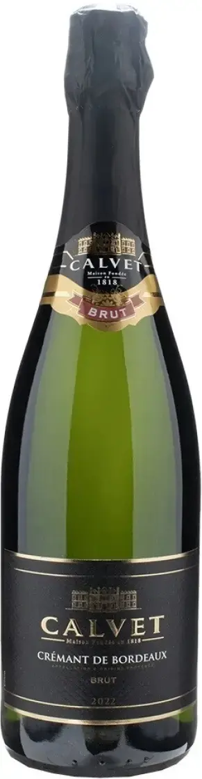 Игристое вино Calvet Cremant de Bordeaux AOP Brut, 2023, 0.75 л