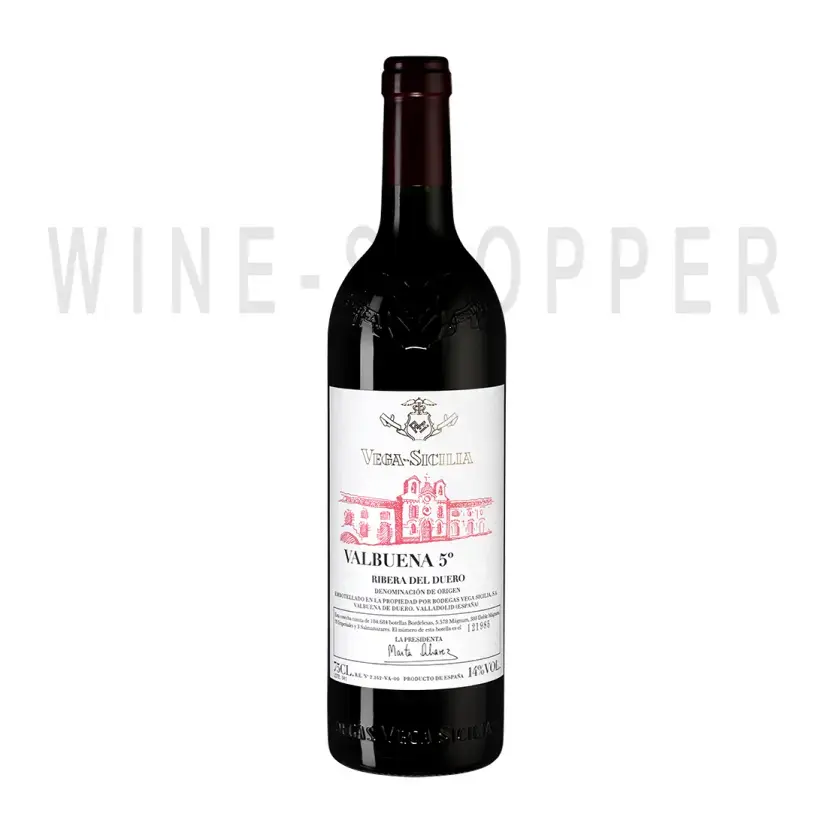 Вино Ribera del Duero DO Valbuena 5 2016 0.75 л