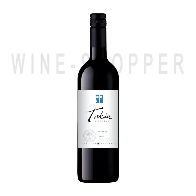 Вино Takun Merlot Reserva 2019 0.75 л