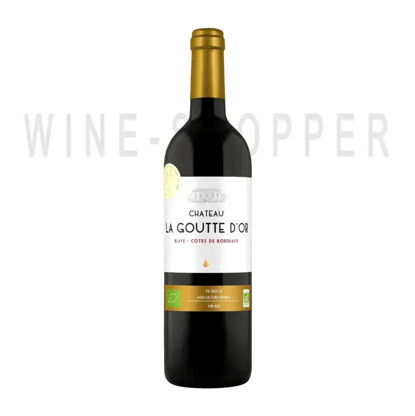 Вино Chateau La Goutte d'Or, Blaye-Cotes de Bordeaux AOC 2020 0.75 л