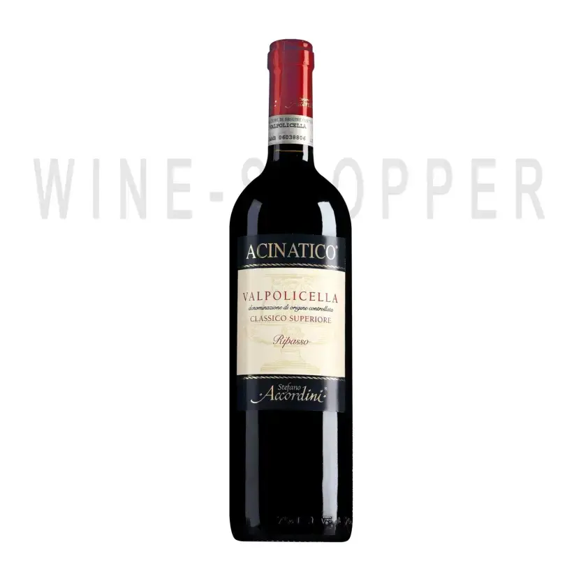 Вино Stefano Accordini, Acinatico Valpolicella Classico Superiore Ripasso DOC 2018 0.75 л