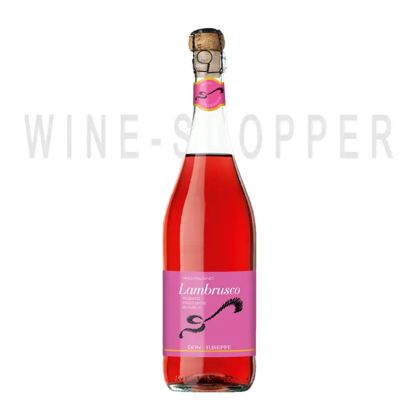 Игристое вино Don Giuseppe Lambrusco dell'Emilia IGT Rosato Amabile 0.75 л