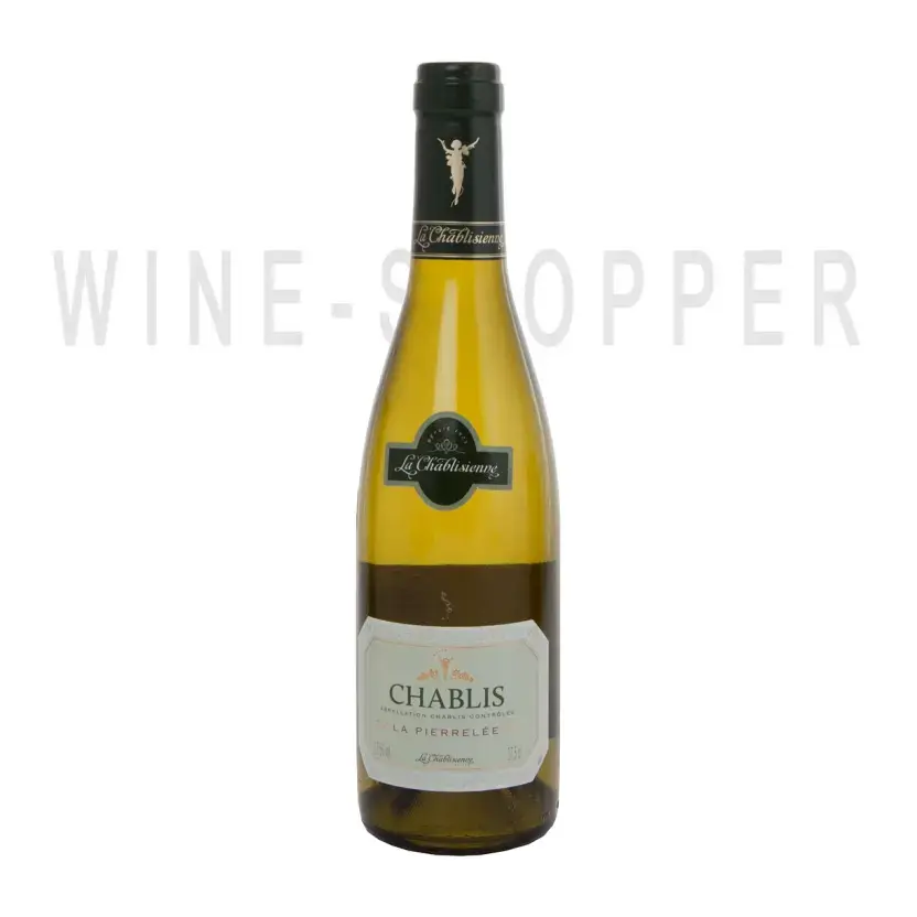 Вино Chablis AOC La Pierrelee 2018 0,375 л
